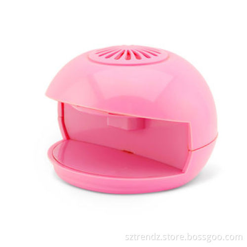 Air Nail Dryer, Portable and Lovely, with Soft Breeze to Speed Up Nail Polish Drying, Apple Design